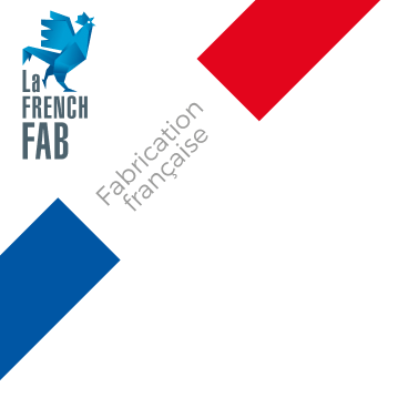 Bandeau tricolore représentant la fabrication française